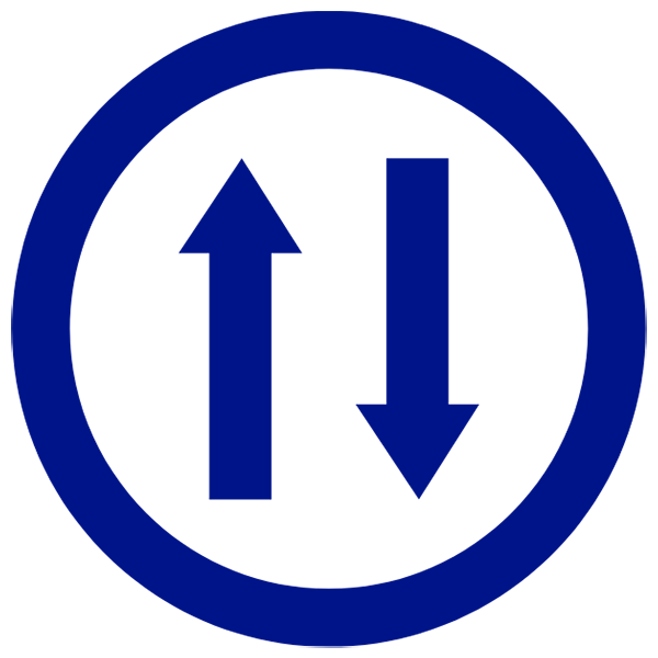 Transition Program Icon - Blue